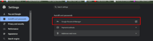 Google Chrome PasswordGoogle Chrome Password