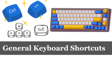 General keyboard shortcut keys keyboard shortcut keyboard