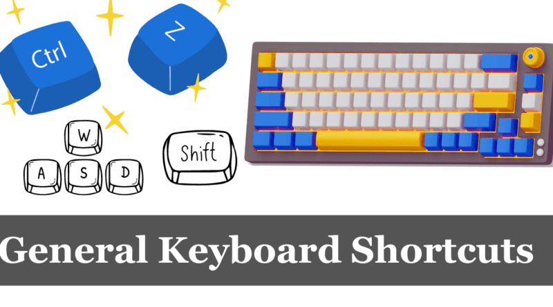 General keyboard shortcut keys keyboard shortcut keyboard